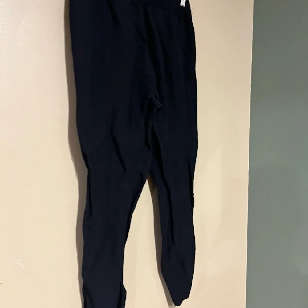 H&M Womens Size Small Cropped Linen Blend Pull On Pants